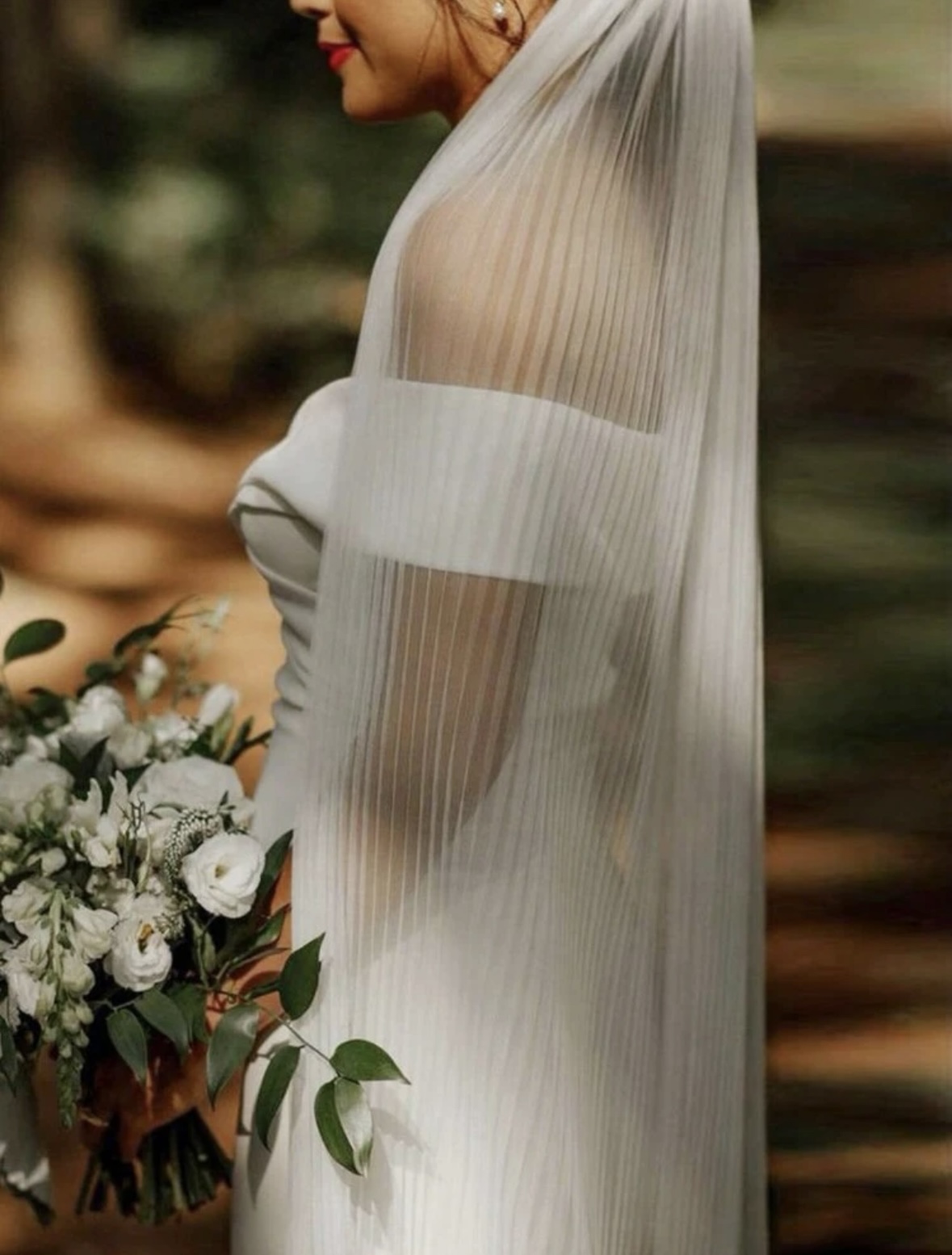 Plisse veil